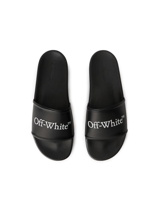 OFF WHITE Bookish Slider BLACK/WHITE OWIU001S26MAT002