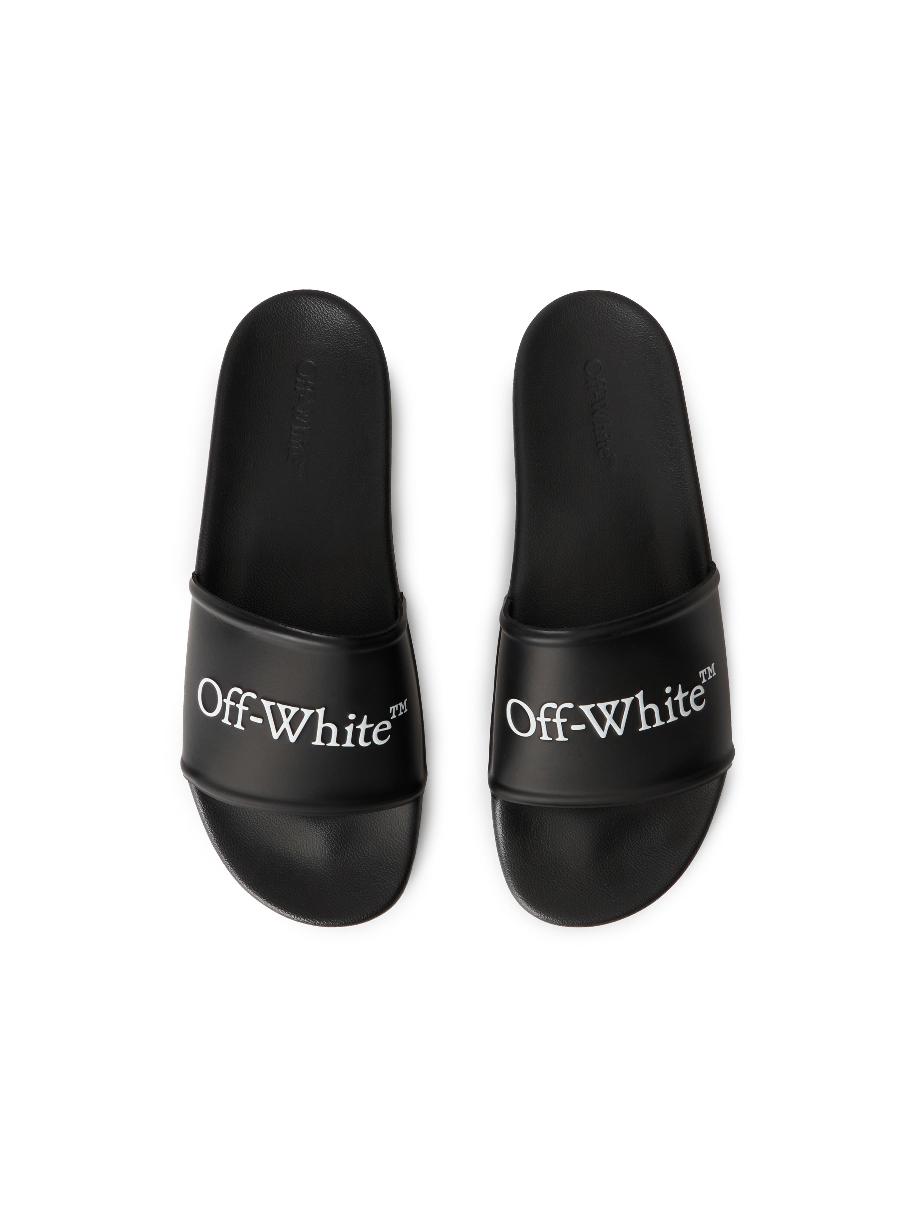 OFF WHITE Bookish Slider BLACK/WHITE OWIU001S26MAT002