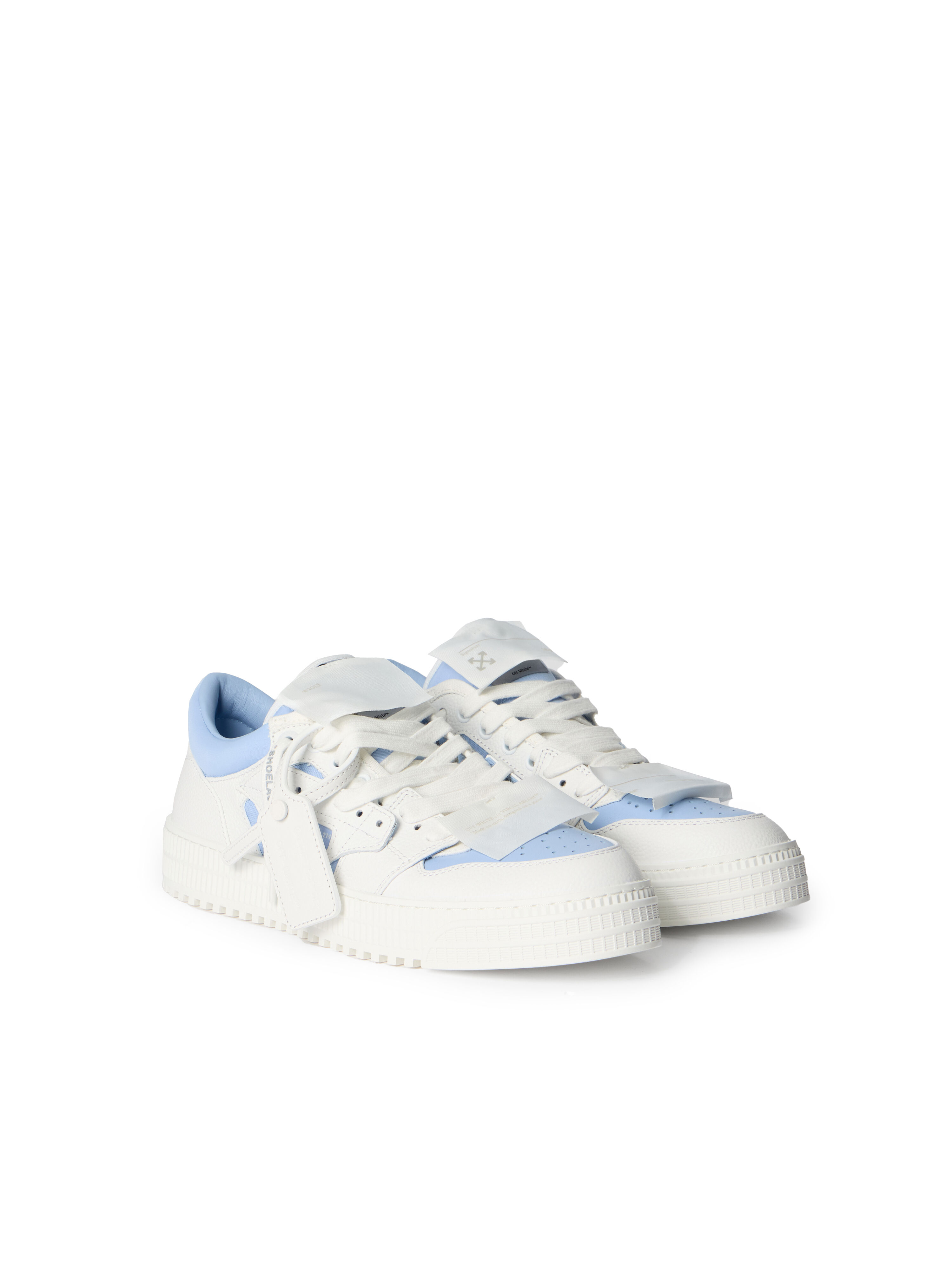OFF WHITE Off Court™ Low Top Sneakers WHITE - LIGHT BLUE OMIA29KF25LEA001