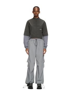OFF WHITE Giacca Parachute Off Grigio Scuro VERDE OWVC004S25FAB001