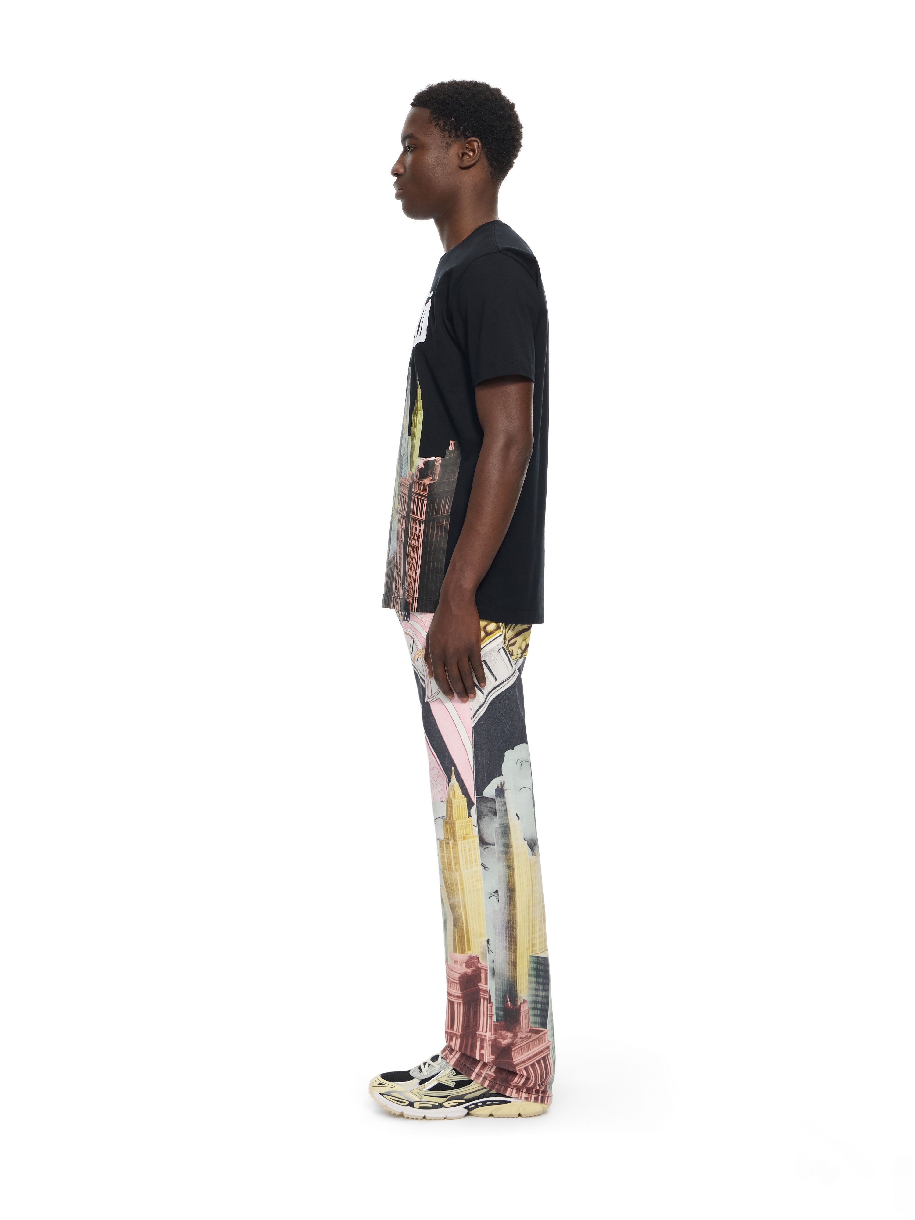 OFF WHITE Palace OW Slim T-shirt BLACK 44MAA027Z26J002