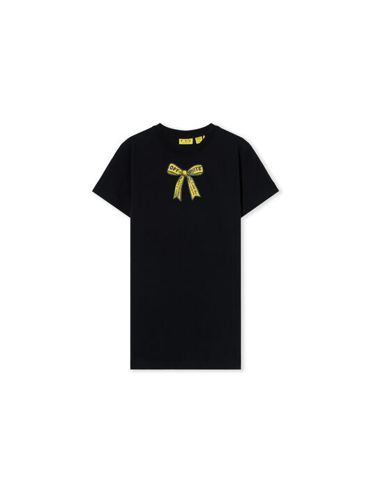 Industrial Logo T-Shirt Dress OFF WHITE Industrial Logo T-Shirt Dress BLACK 44GDE001F26J001