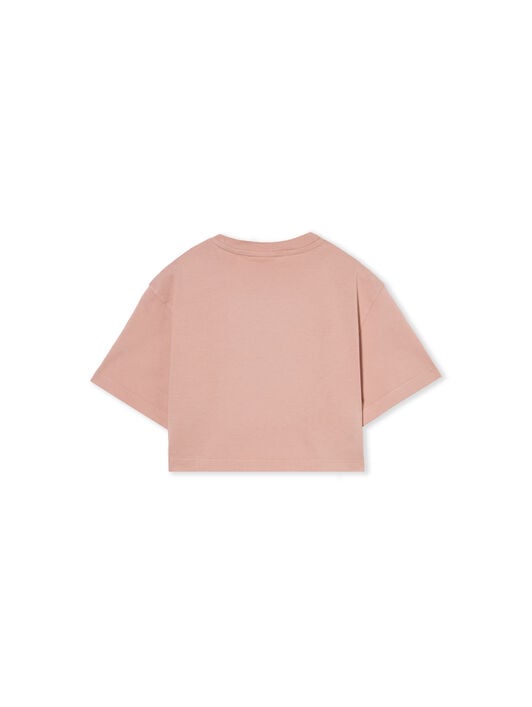 Arrow Studs Boxy T-Shirt OFF WHITE Arrow Studs Boxy T-Shirt ROSE PINK - DARK GREY OGAA019F25JER002