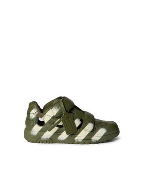 OFF WHITE Ooo Sandal MILITARY GREEN - OFF WHITE OMIA29SC99LEA001