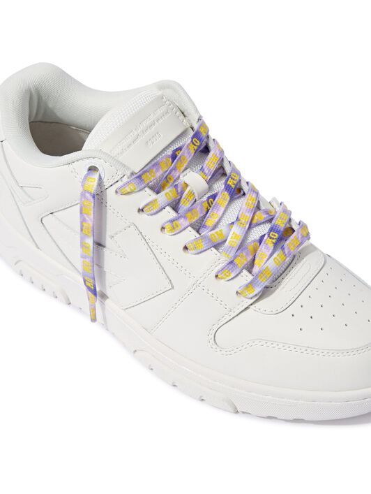 OFF WHITE Lilac/Yellow Cloud Laces PURPLE OMZJ001T25MAT004