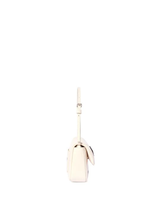 OFF WHITE White Jitney 0.7 Quote Shoulder Bag  OWNN18BC99LEA001