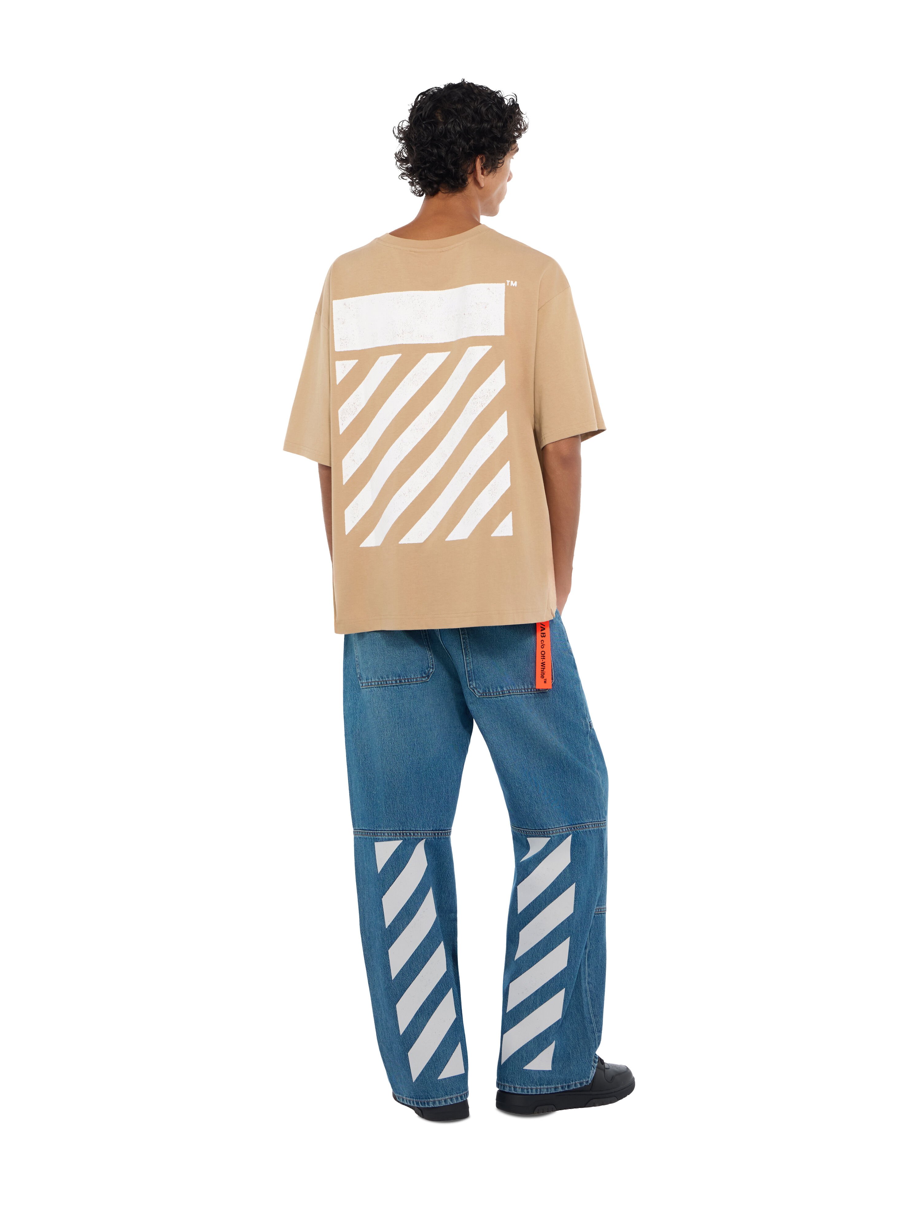 L/AB Diagonal Oversized T-Shirt LAB L/AB Diagonal Oversized T-Shirt CORNSTALK 44LABF26T054