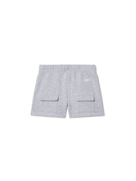OFF WHITE Stamp Cargo Shorts GREY OB6X003S25FLE001
