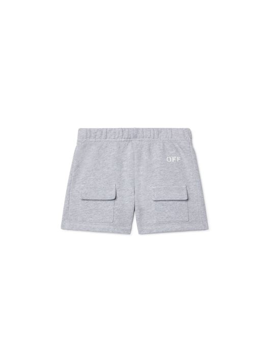 OFF WHITE Stamp Cargo Shorts GREY OB6X003S25FLE001