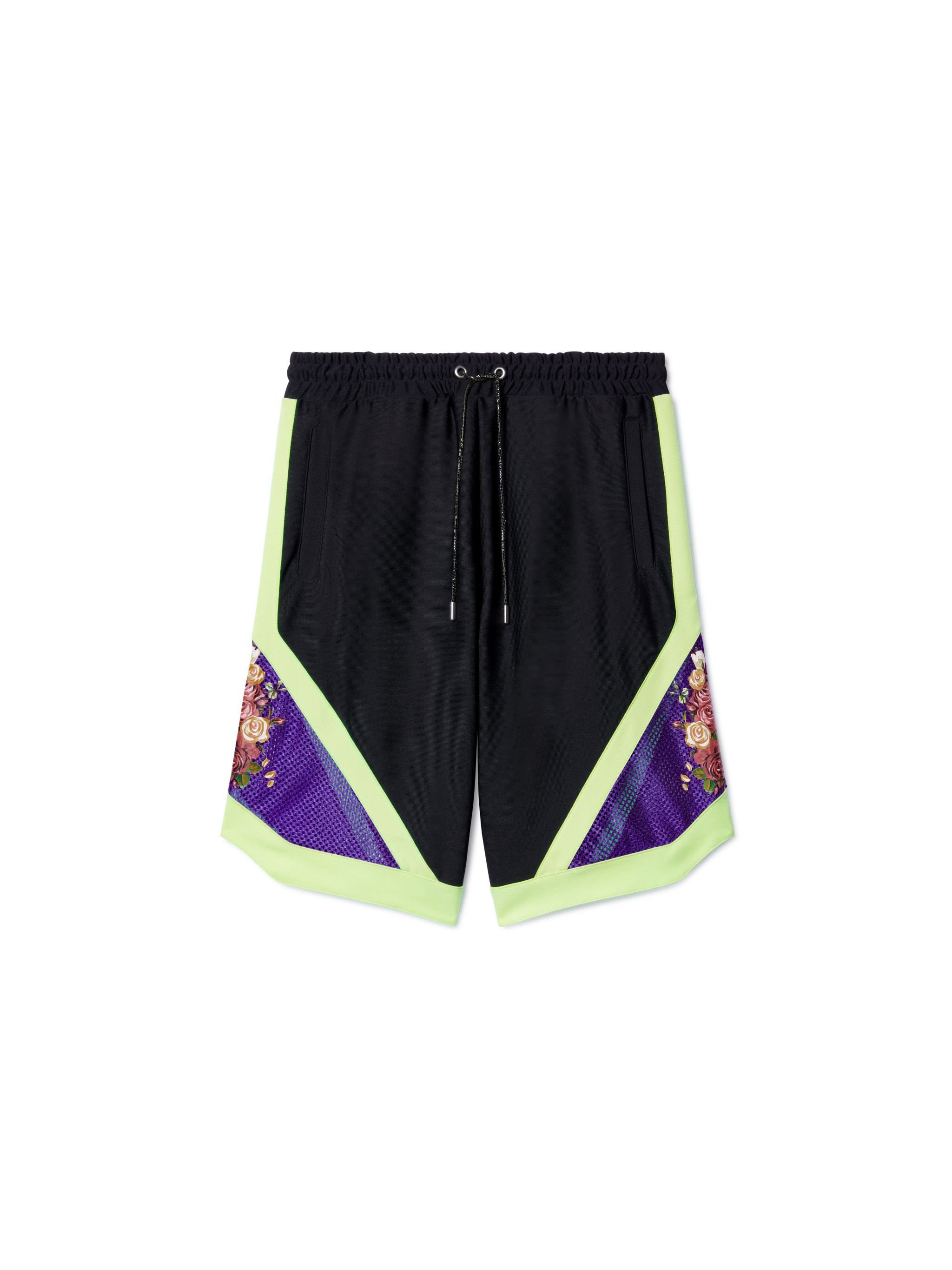 OFF WHITE Black Car Fresco Hockey Shorts BLACK OMCB09FS25JER001