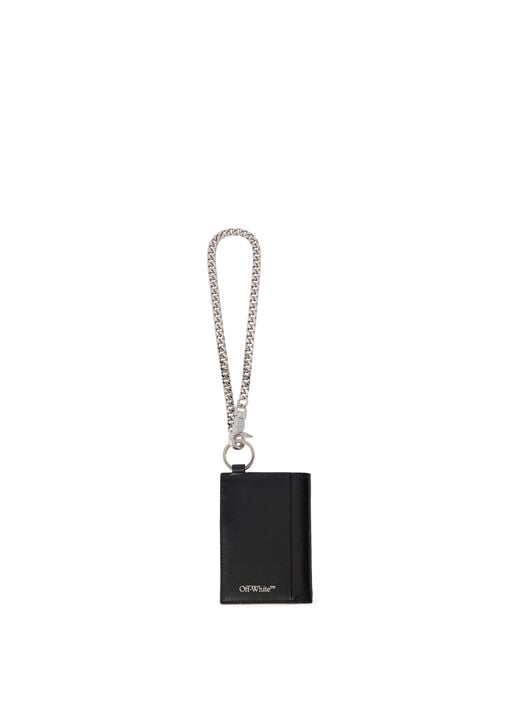 Heritage Chain Wallet OFF WHITE Heritage Chain Wallet BLACK - WHITE OMNC09AF25LEA001