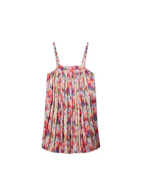 OFF WHITE Watercolor Bookish Dress PINK OGXC001S25FLE003