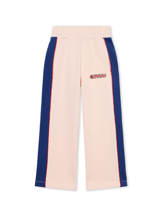 OFF WHITE Soccer Track Wide Sweatpant SOFT PINK - RED OGCJ001F25FLE001