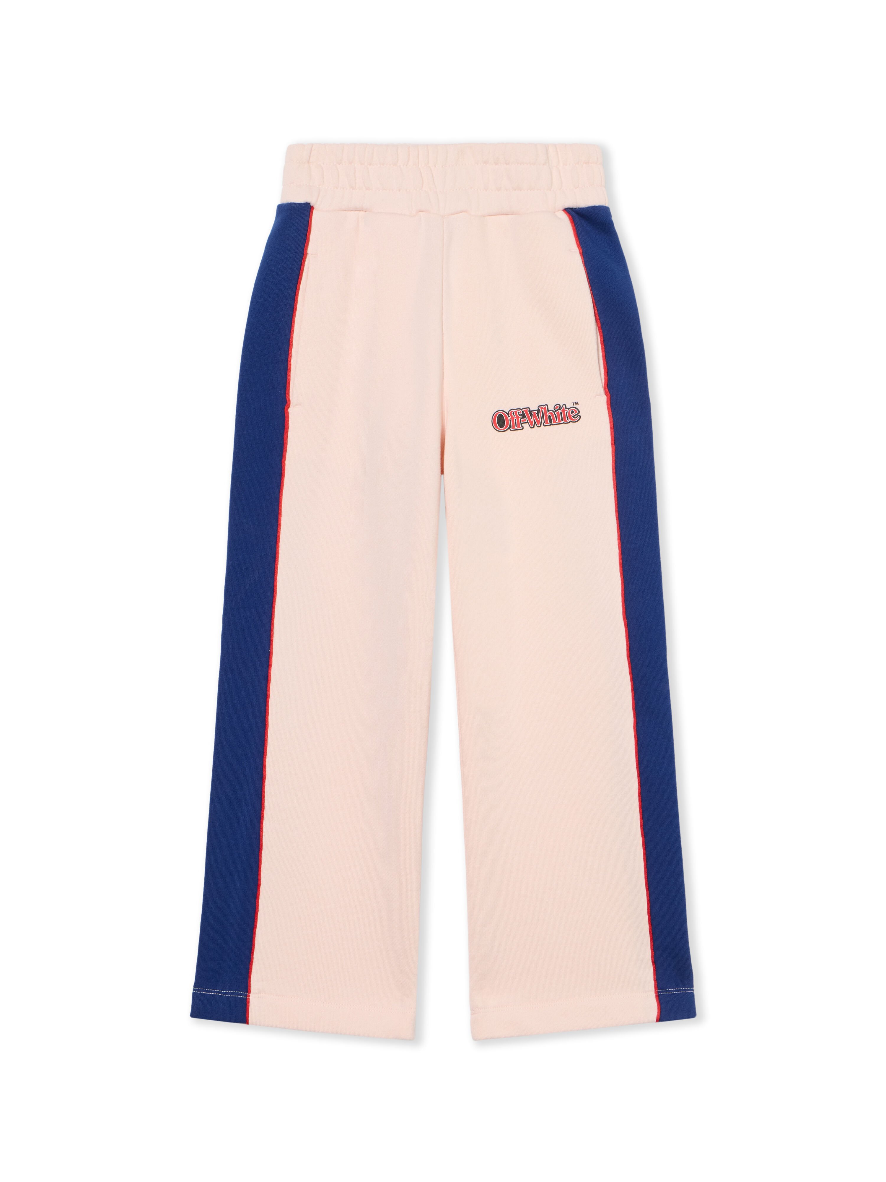 OFF WHITE Soccer Track Wide Sweatpant SOFT PINK - RED OGCJ001F25FLE001