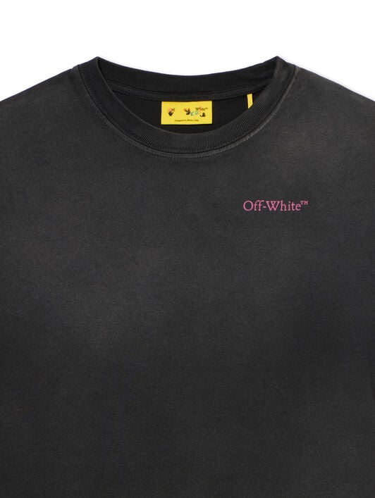 BOOKISH ACID TEE S/S OFF WHITE BOOKISH ACID TEE S/S DARK GREY - FUCHSIA OGAA001F25JER009