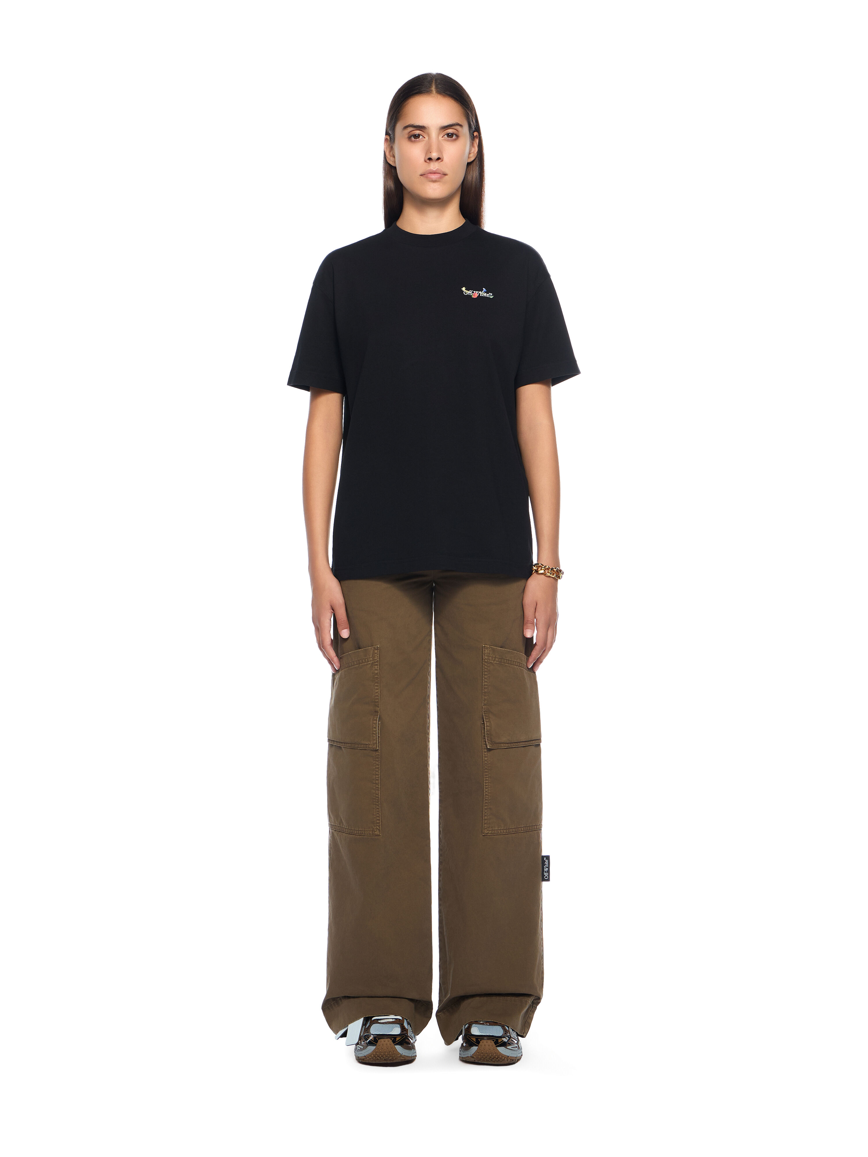 OFF WHITE Garment Dyed Cargo Trousers BEECH-NO COLOR OWCF026F25FAB001