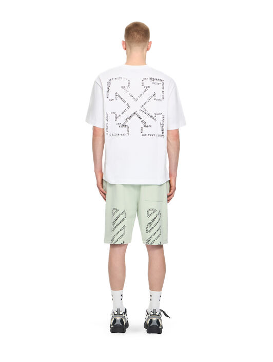 OFF WHITE Type Arrow Skate T-shirt WHITE 44MAA120S26J00K