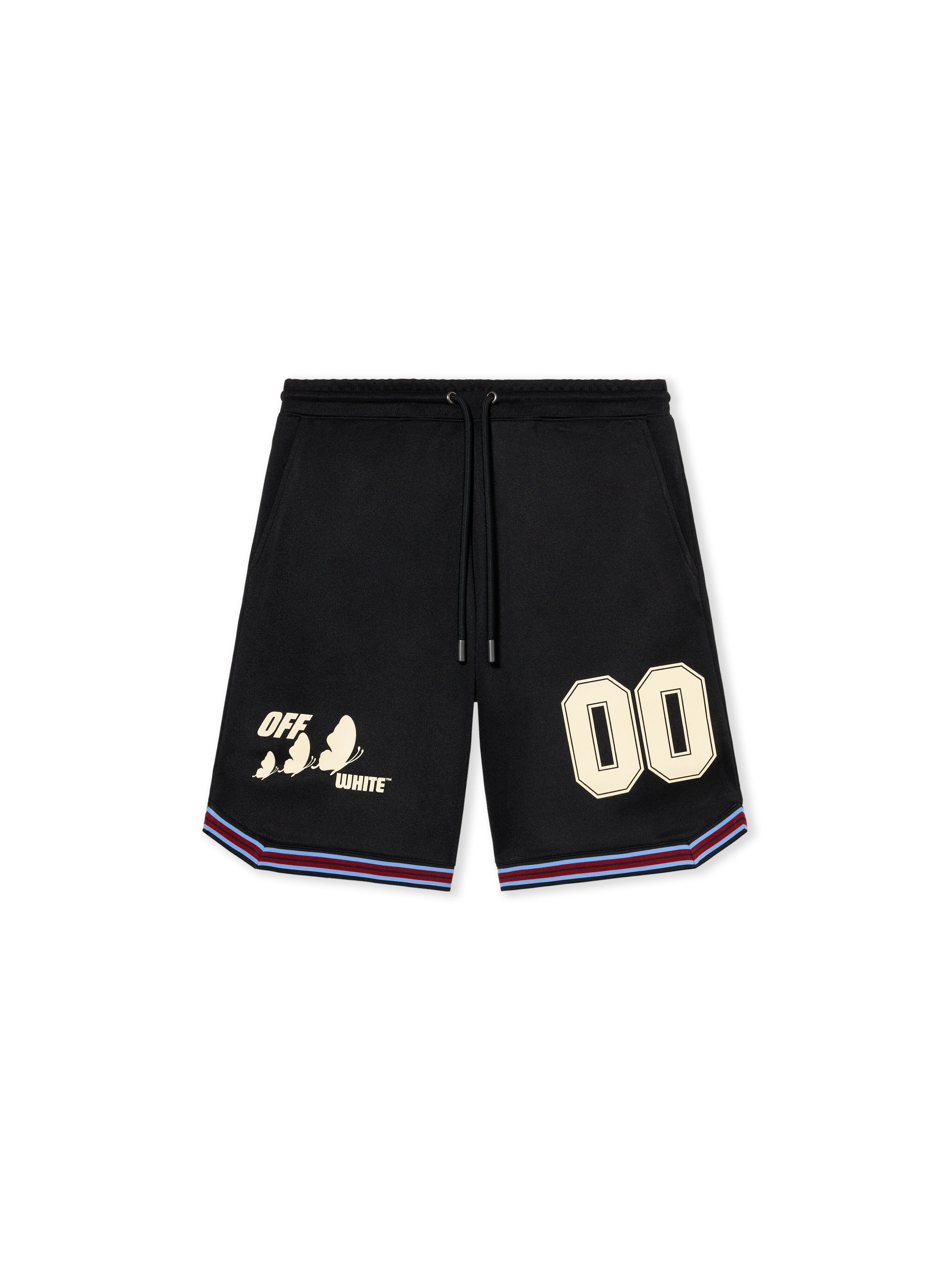 OFF WHITE 00 Basketball Shorts BLACK - OFF WHITE OMCI019W25JER001