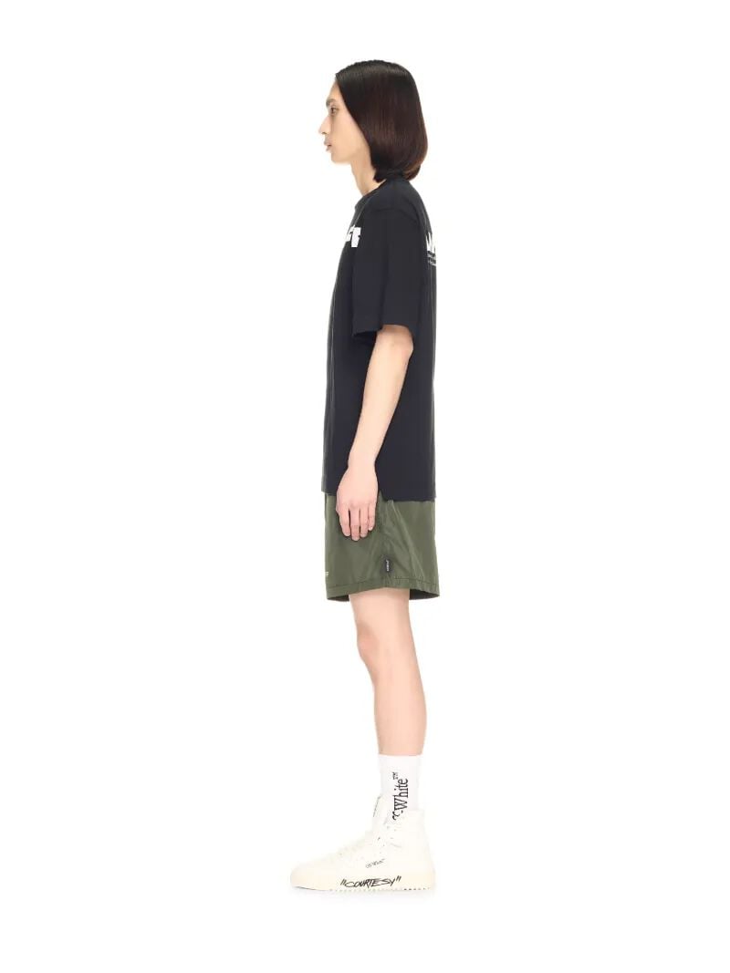 OFF WHITE Costume Da Bagno Verde Con Logo Off VERDE OMFD014S25FAB005