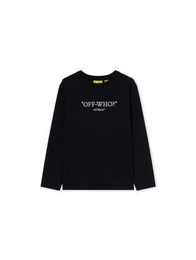 OFF WHITE Multilogo Long Sleeve T-Shirt BLACK 44BAB001F26J002