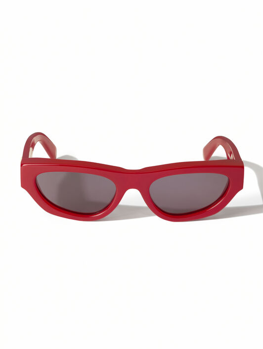 Honolulu Dark Grey Lens Sunglasses OFF WHITE Honolulu Dark Grey Lens Sunglasses shiny red OW1050250754