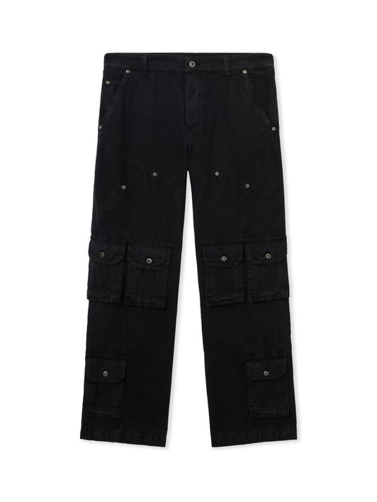 OFF WHITE Owr Gd Cot Multipkt Relax Pant BLACK 44XCF04IS26F001