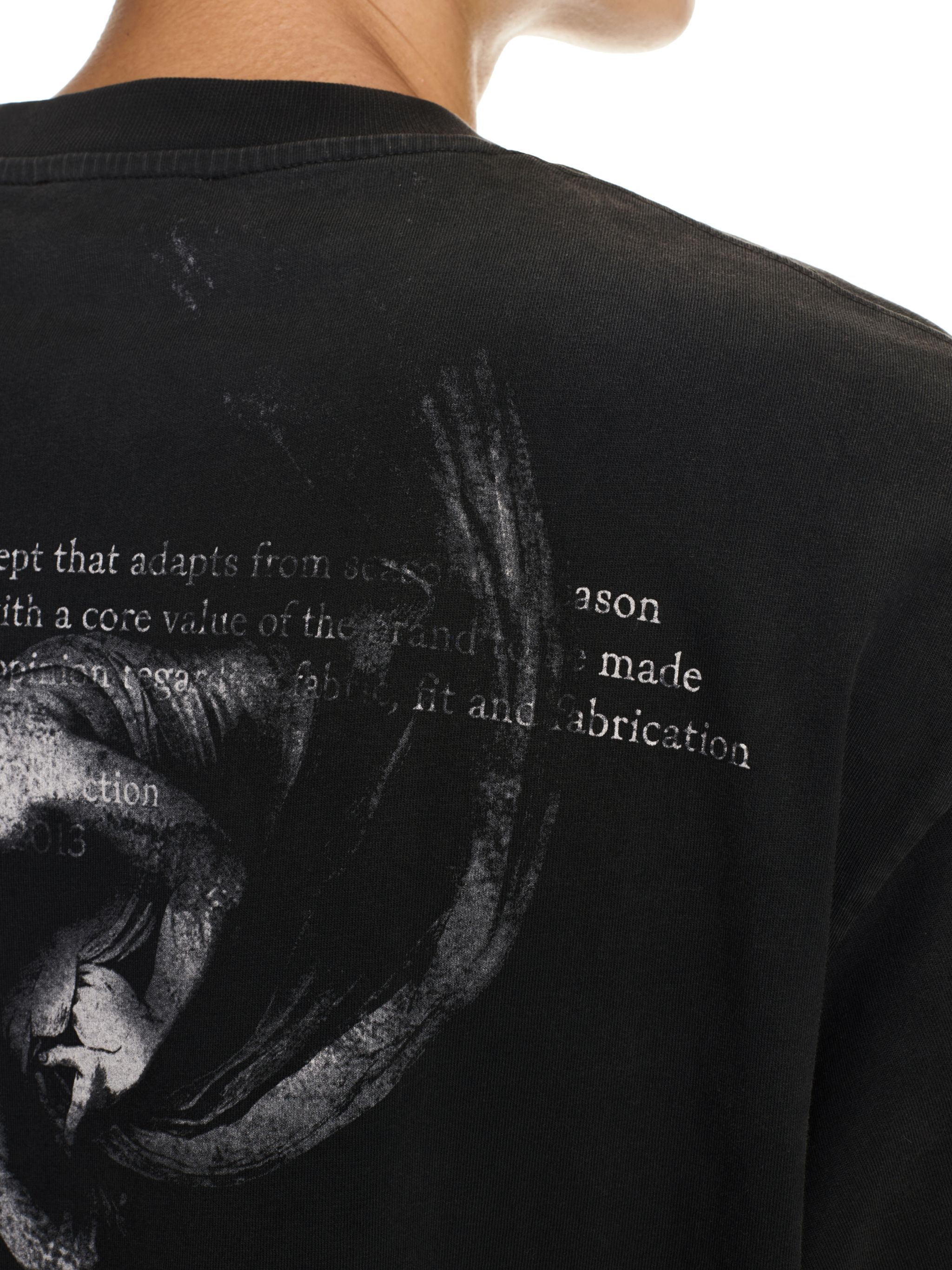 OFF WHITE BW S.MATTHEW SKATE S/S TEE BLACK OMAA120C99JER006