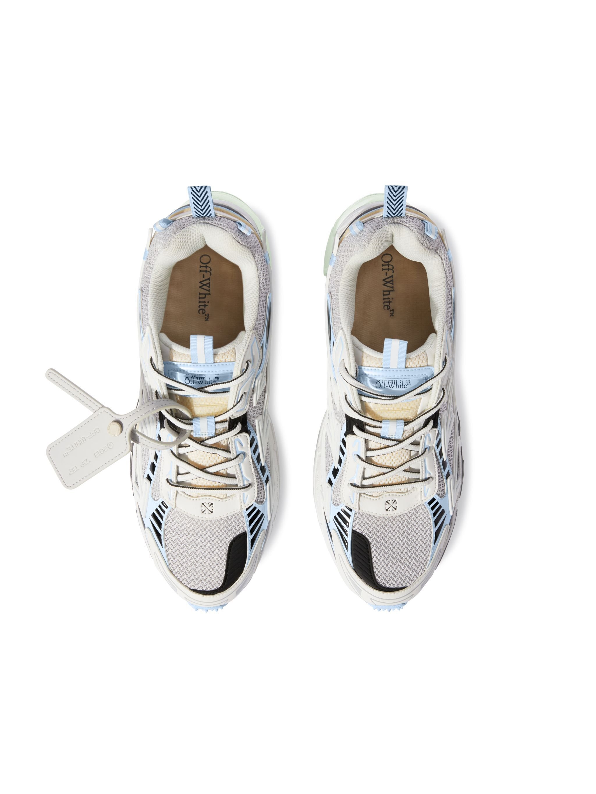OFF WHITE Sneakers Be Right Back Bianche/Azzurre AZZURRO OWIA289C99FAB001