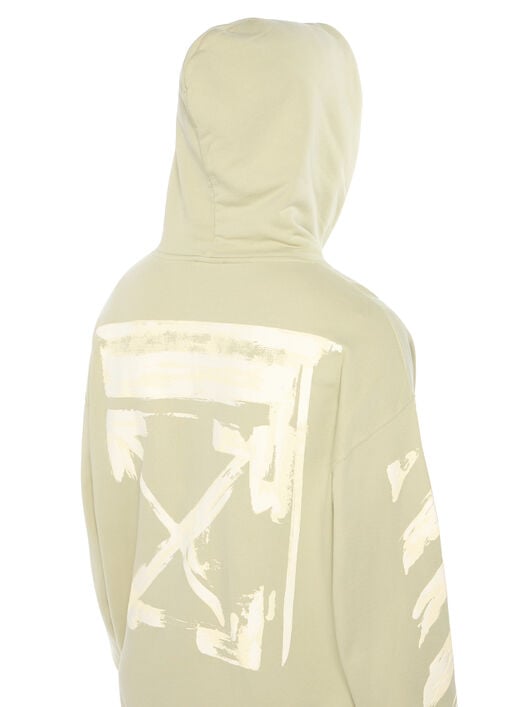Ink Arrow Skate Hoodie OFF WHITE Ink Arrow Skate Hoodie ALFAALFA - DOUBLE CREAM OMBB085F25FLE00G