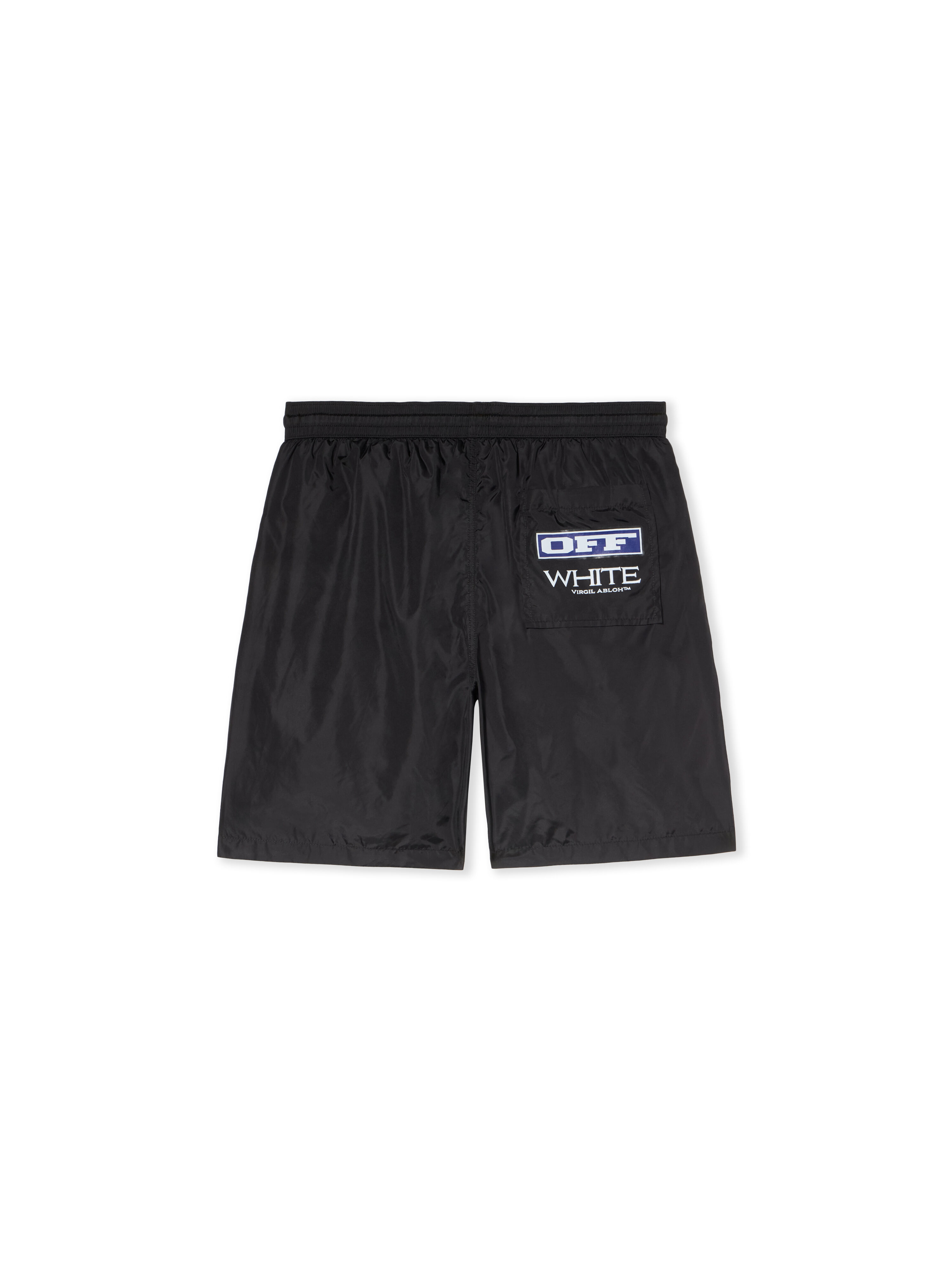 Big Off Surfer Swimshorts OFF WHITE Big Off Surfer Swimshorts BLACK - WHITE OMFD013F25FAB002