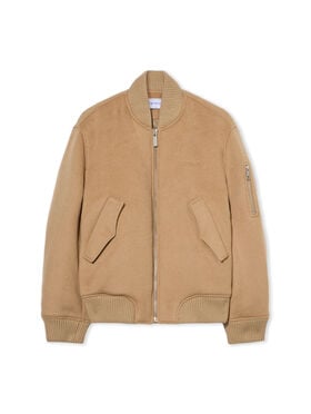 OFF WHITE QUOTE WS BOMBER JKT DOE-LIGHT BROWN OWEH031F25FAB001