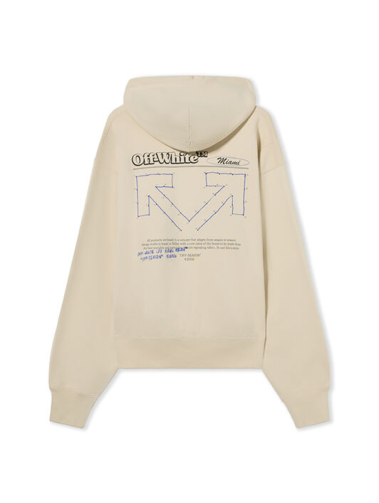 Cg_Uni_Miami_Connectdots Reg Hoodie OFF WHITE Cg_Uni_Miami_Connectdots Reg Hoodie Beige-No Color 29E00727T