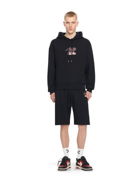 OFF WHITE Off-White™ c/o AC Milan Skate Sweatshorts BLACK RED 44MCI013G25F001