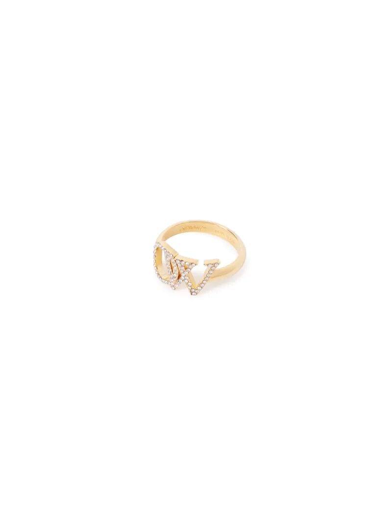 OFF WHITE Anello Ow Con Cristalli ORO OWOC11AC99MET001