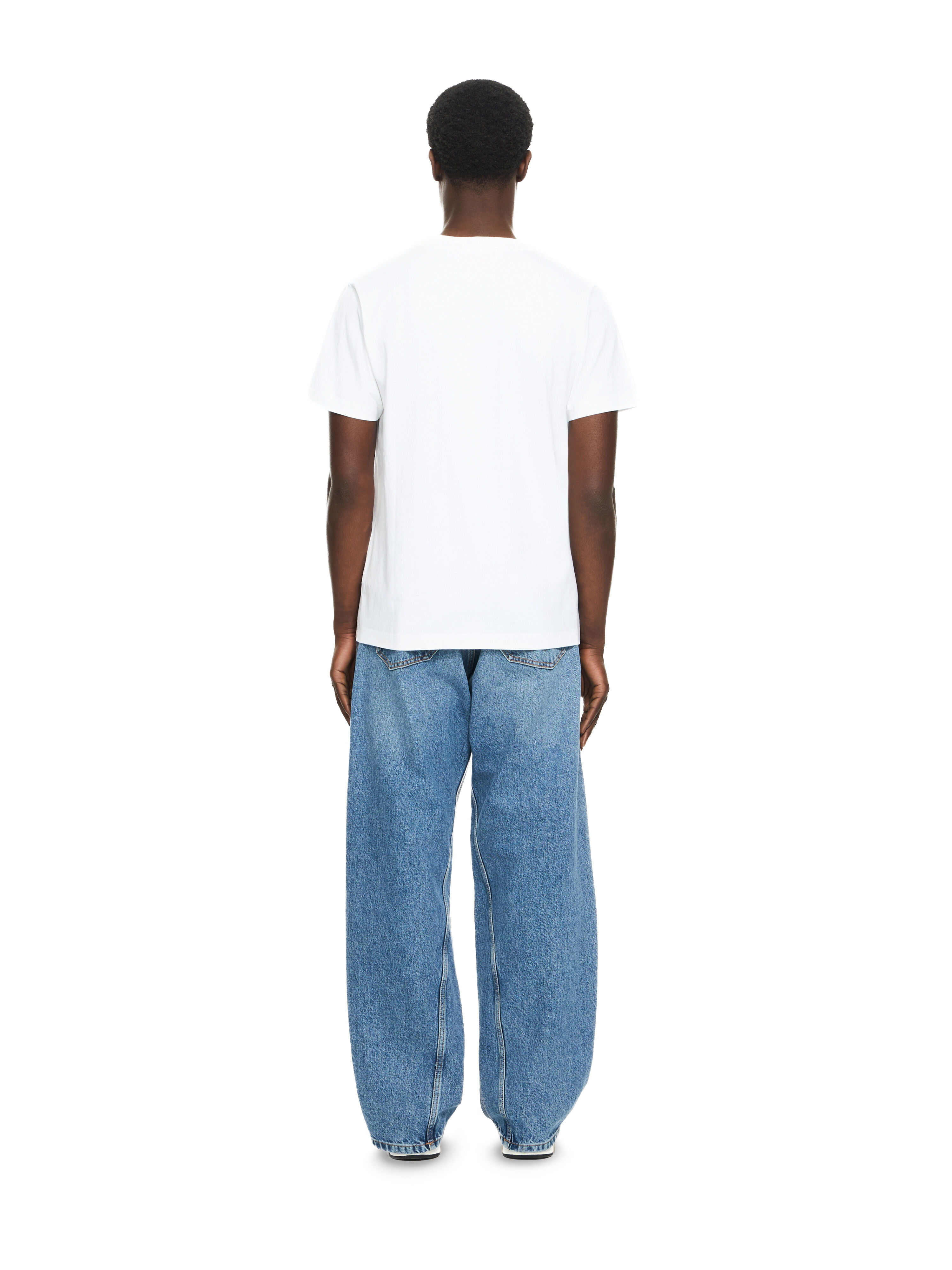 OFF WHITE Logo Slim T-Shirt  OMAA027C99JER013