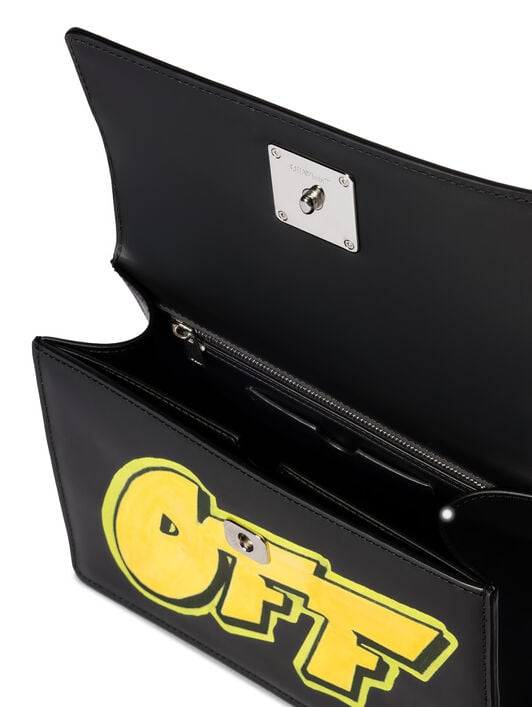 Jitney 1.4 Top Handle Bag OFF WHITE Jitney 1.4 Top Handle Bag BLACK - YELLOW OWNP062F25LEA002