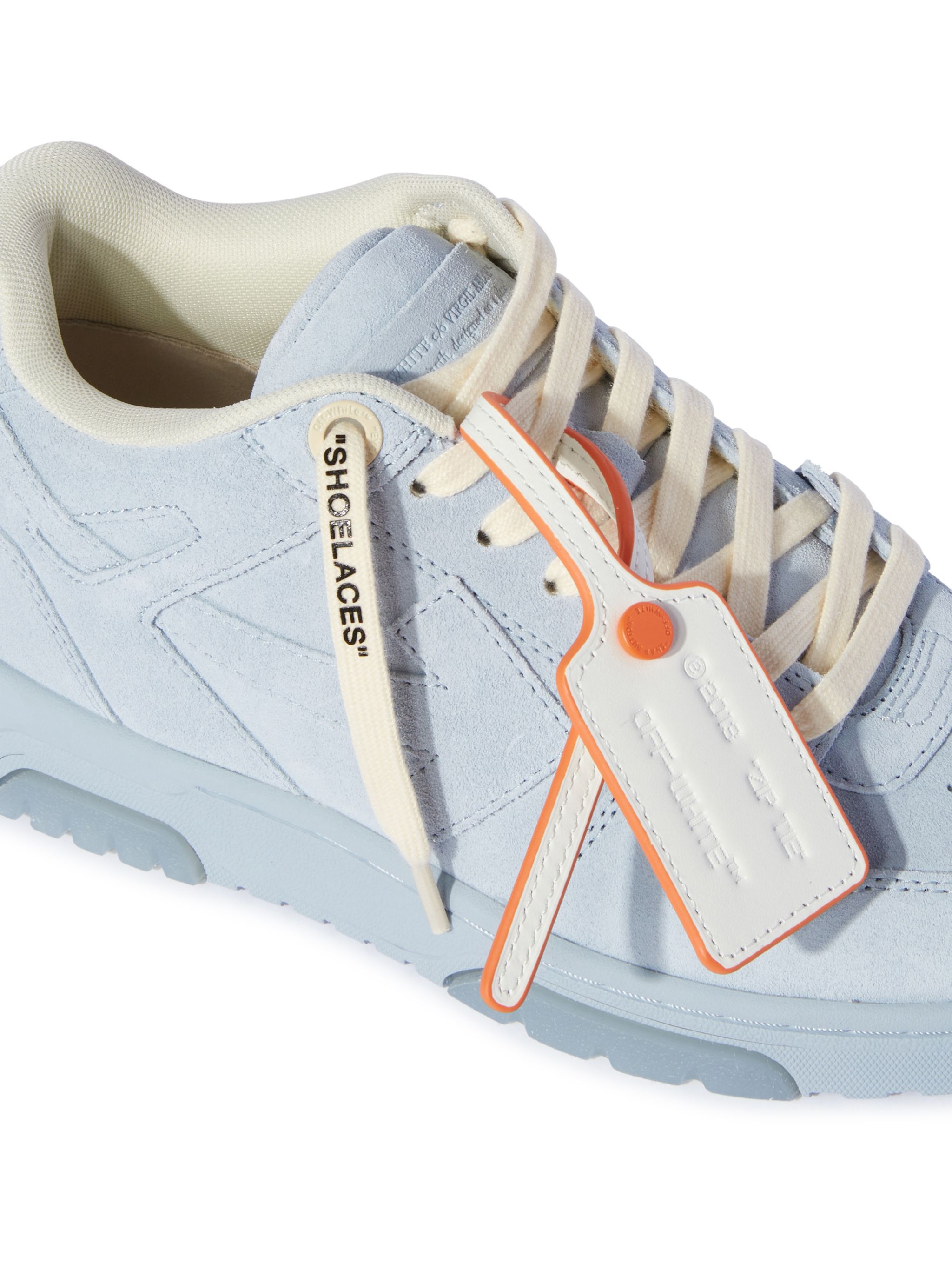 OFF WHITE Light Blue Out Of Office Full Suede BLUE OWIA259C99LEA016