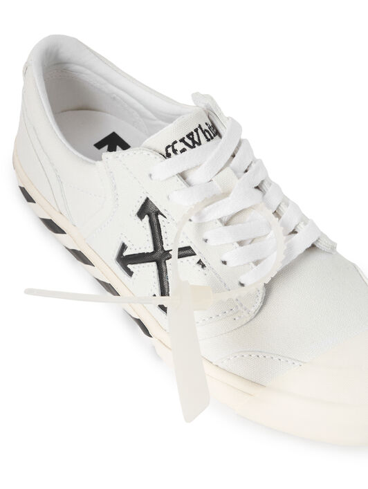 OFF WHITE Vulcanized Undercut Sneakers WHITE - BLACK OWIA28HF25FAB001