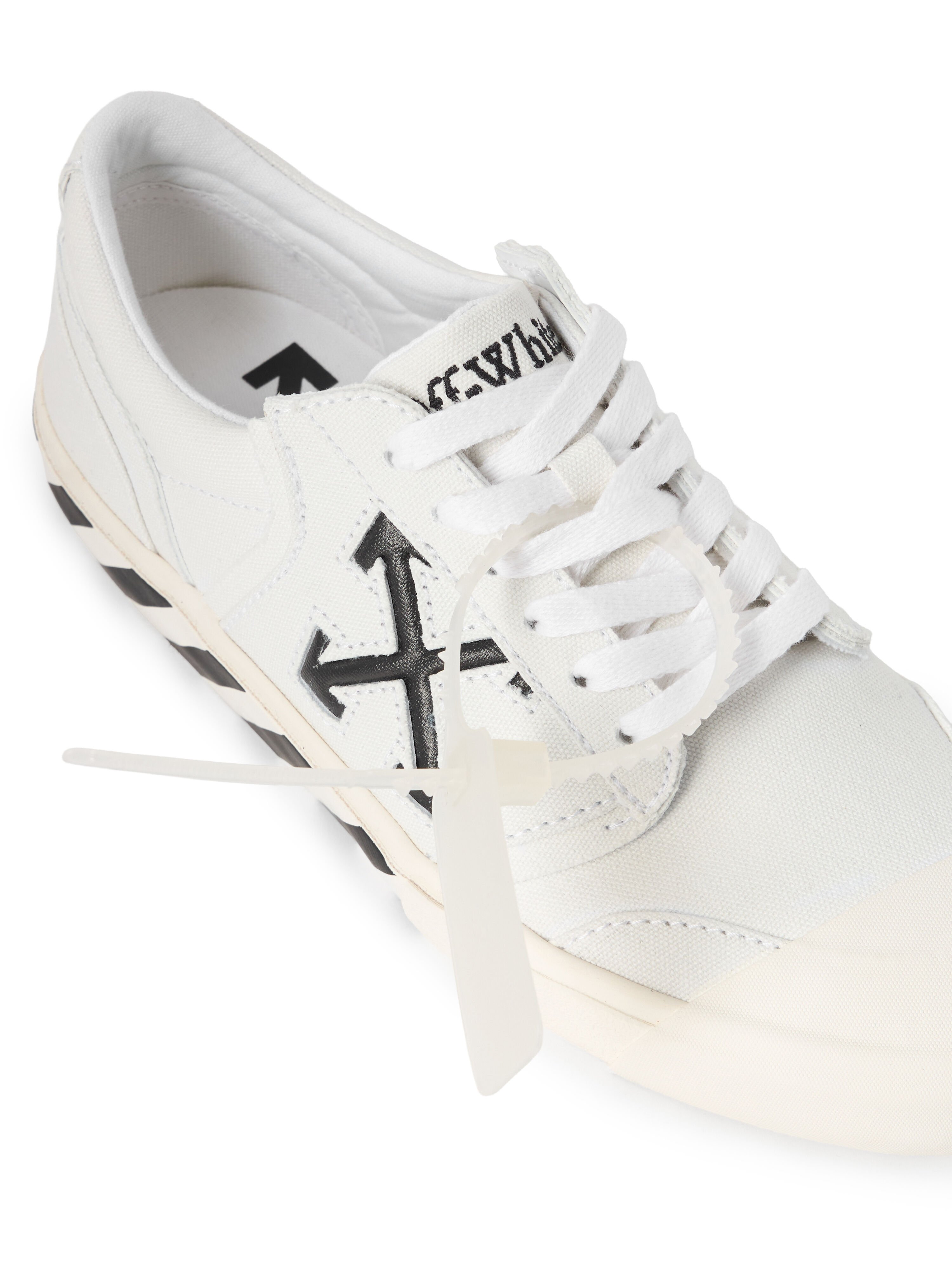 OFF WHITE Vulcanized Undercut Sneakers WHITE - BLACK OWIA28HF25FAB001