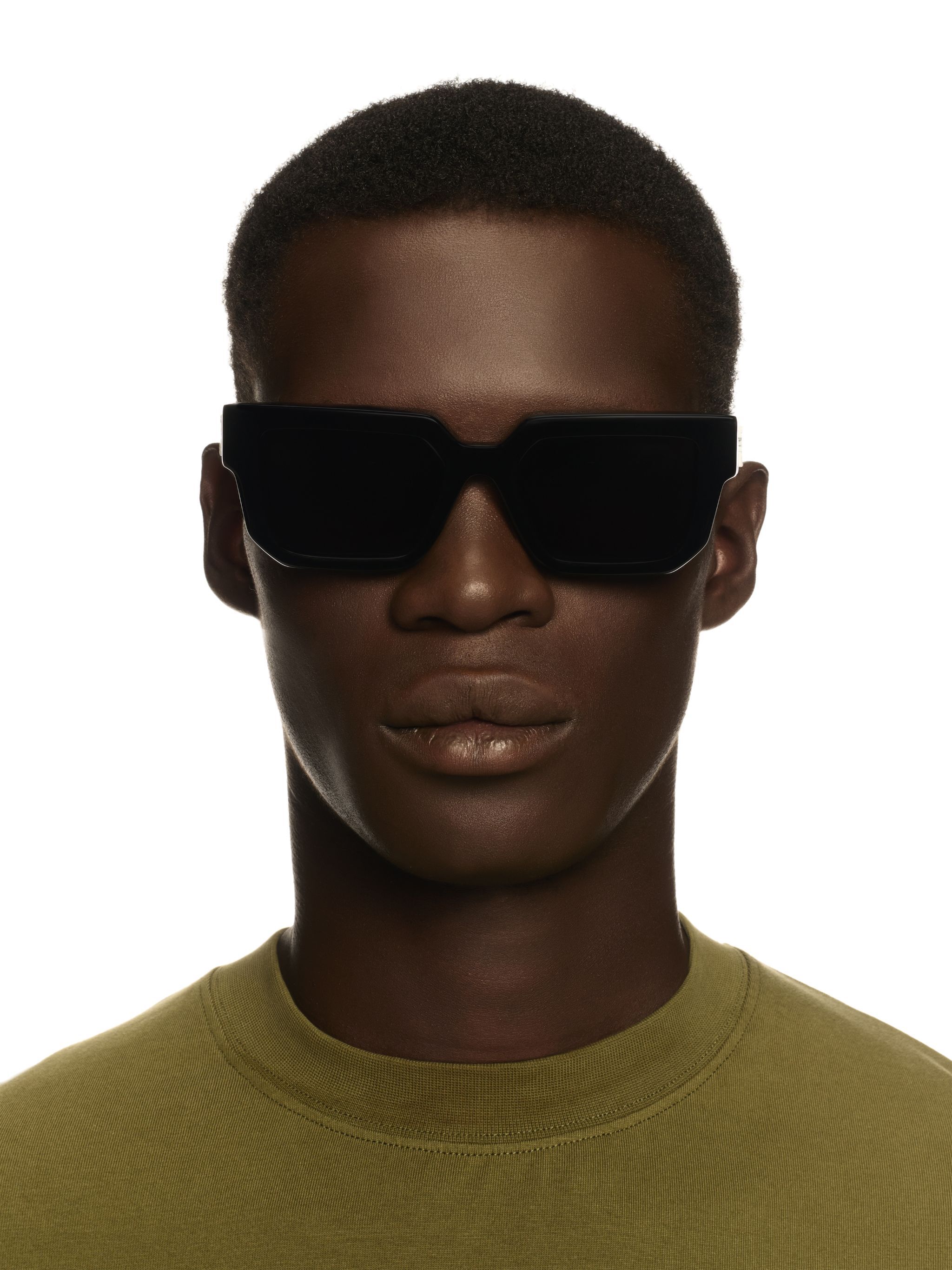 OFF WHITE Silverstone Sunglasses BLACK OERI146S25PLA001