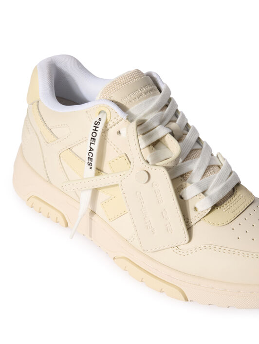 OFF WHITE Out Of Office Sneakers NUDE - SAND OWIA259F25LEA003