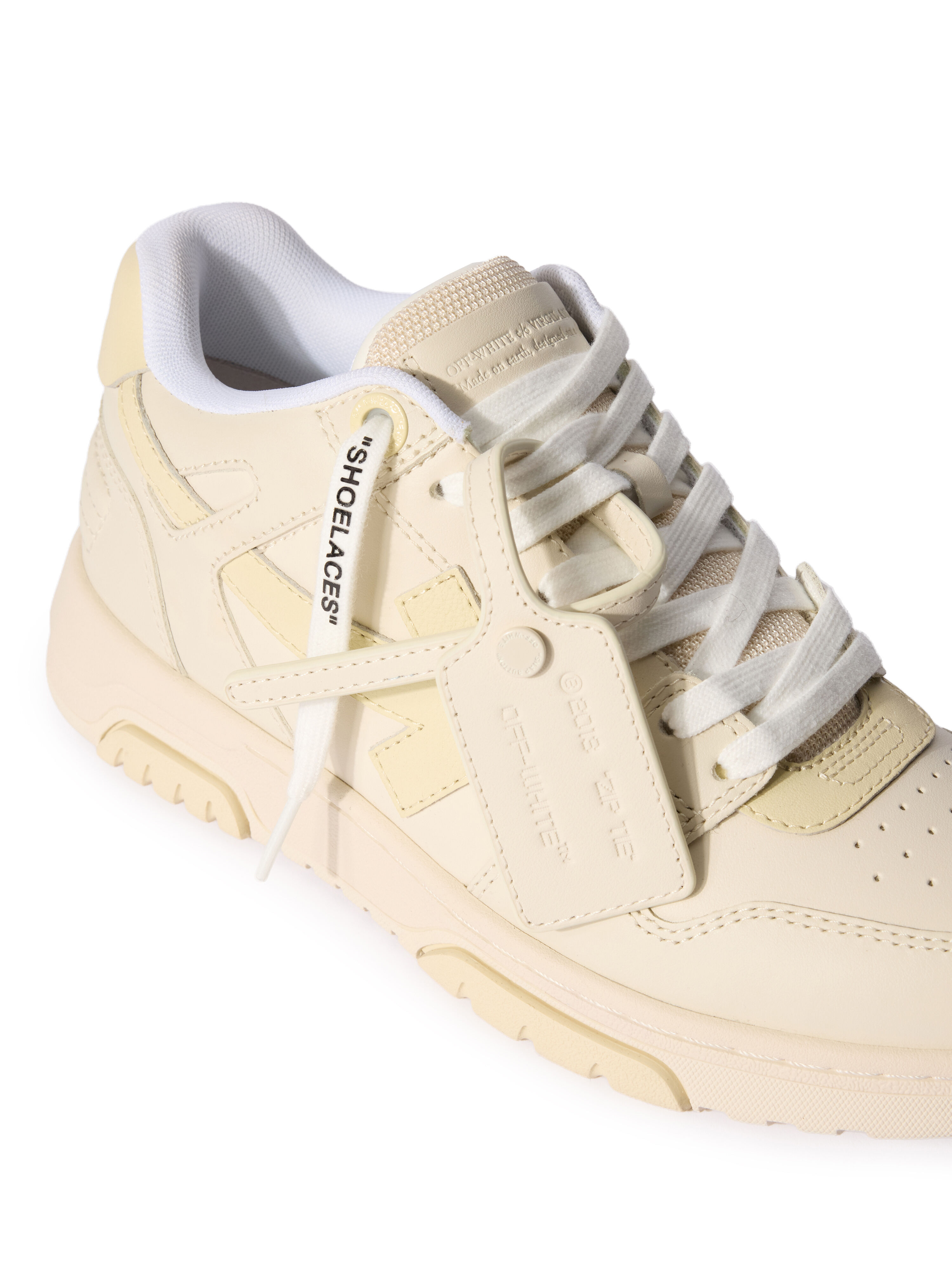 OFF WHITE Out Of Office Sneakers NUDE - SAND OWIA259F25LEA003