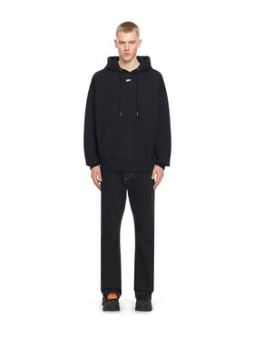 OFF WHITE Paint Arrow Skate Hoodie BLACK 44MBB085S26F00K