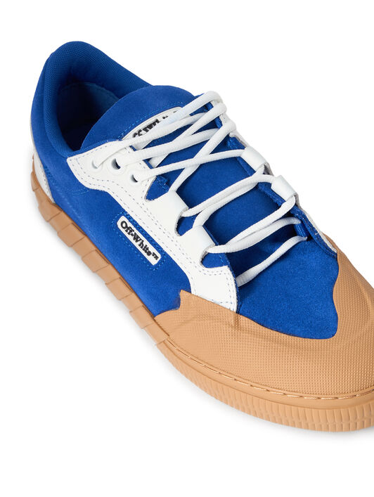 OFF WHITE Vulcanized 779 Suede Sneakers CAMEL - NAVY BLUE OMIA296F25LEA001