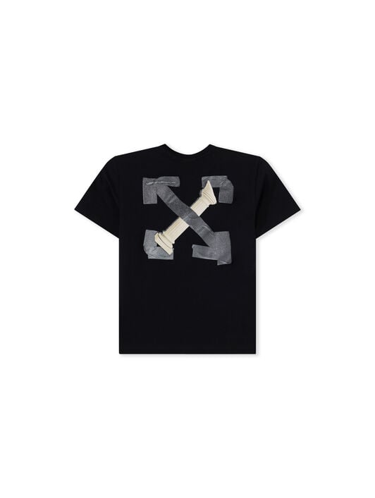 Arrow Tape T-Shirt OFF WHITE Arrow Tape T-Shirt BLACK 44BAA002F26J005