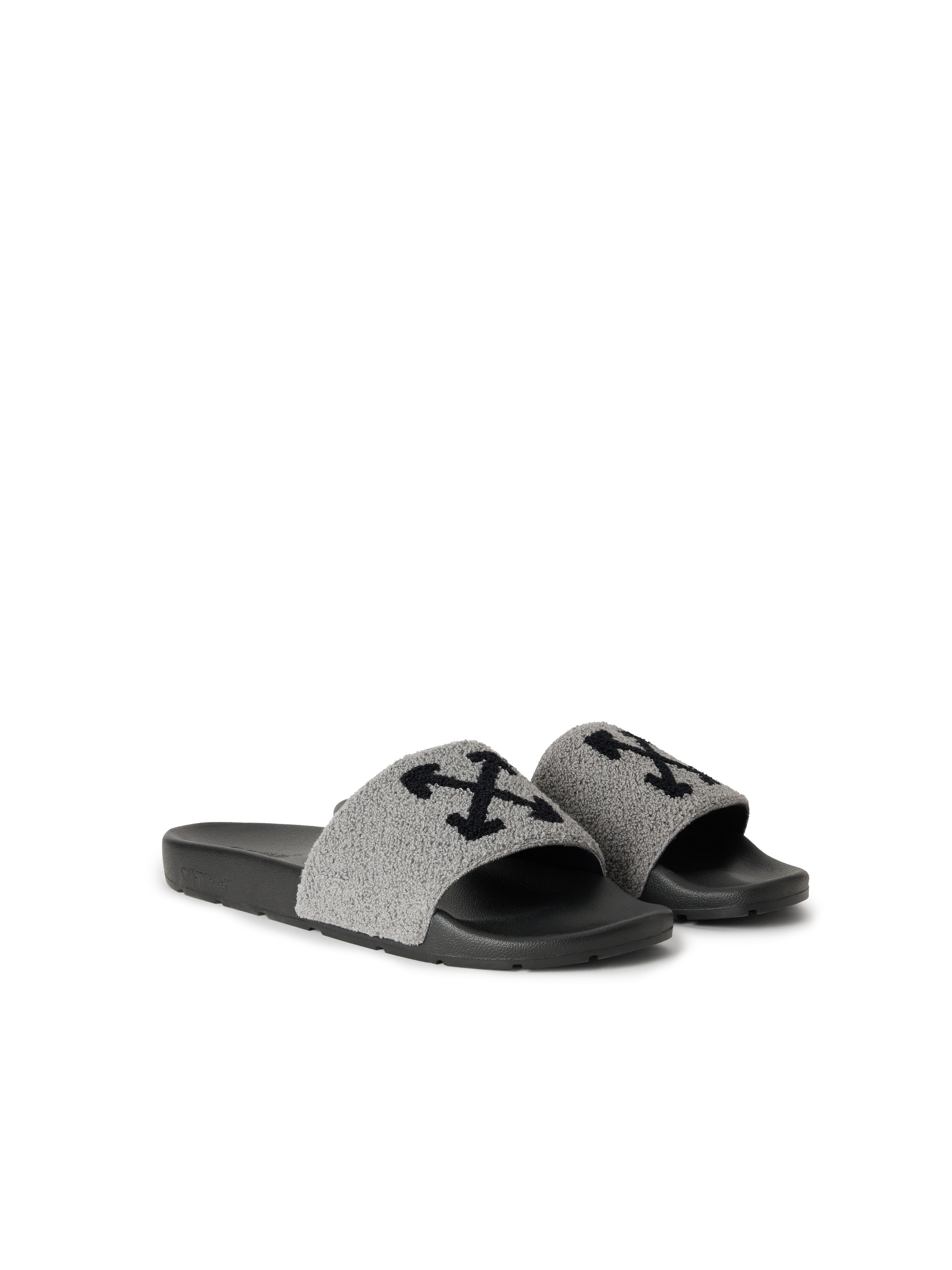 Arrow Terry Slider OFF WHITE Arrow Terry Slider SMOKE/ BLACK OWIU003F25FAB001