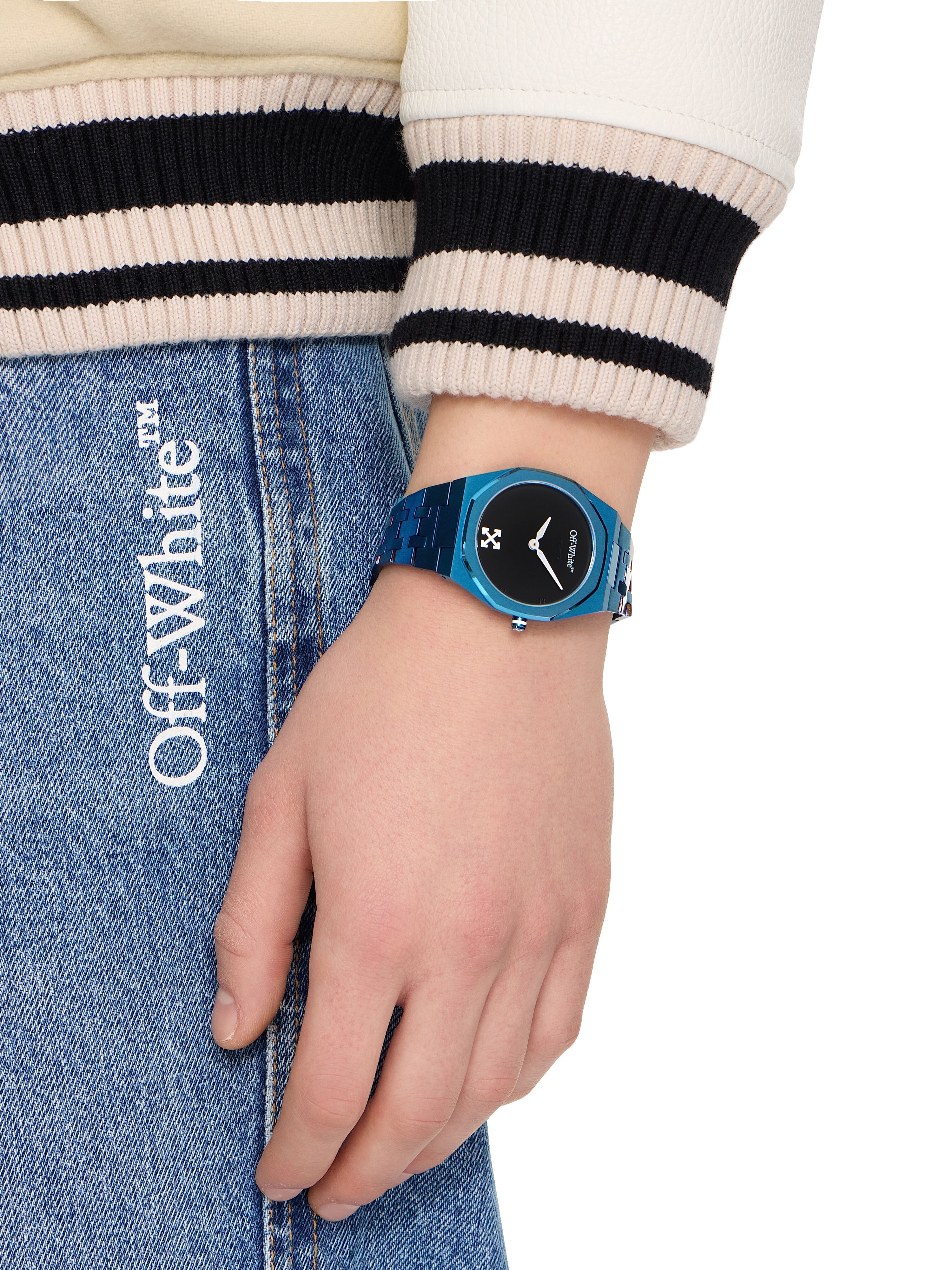 On Time Watch OFF WHITE On Time Watch Blue OW1G018M