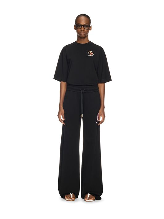 OFF WHITE Black Bookish Fresco T-Shirt BLACK OWAA134S25JER001