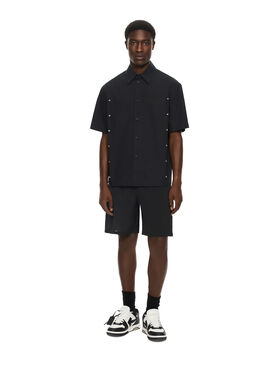 OFF WHITE Chakra Arrow Poplin Slim Bowling Shirt BLACK 44MGG01PF26F003