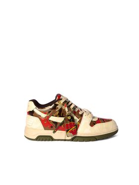OFF WHITE Beige/Camo Out Of Office WHITE OMIA189S25LEA001